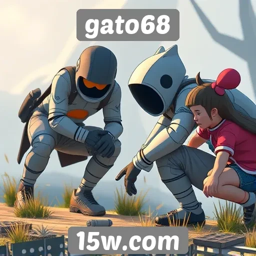 Análise de jogabilidade no site gato68